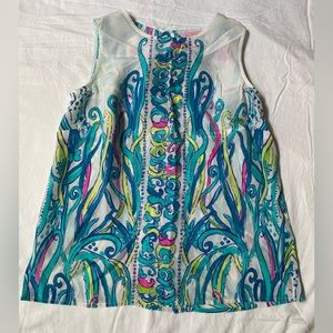 LILLY PULITZER • Silk Shell • EUC • S